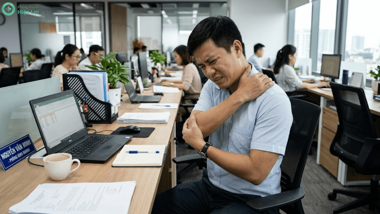 Hội Chứng Cổ Vai Cánh Tay: Giải Mã Cơn Đau Tê Bì Từ Cổ Xuống Tay - Phòng khám Hiệp Lợi