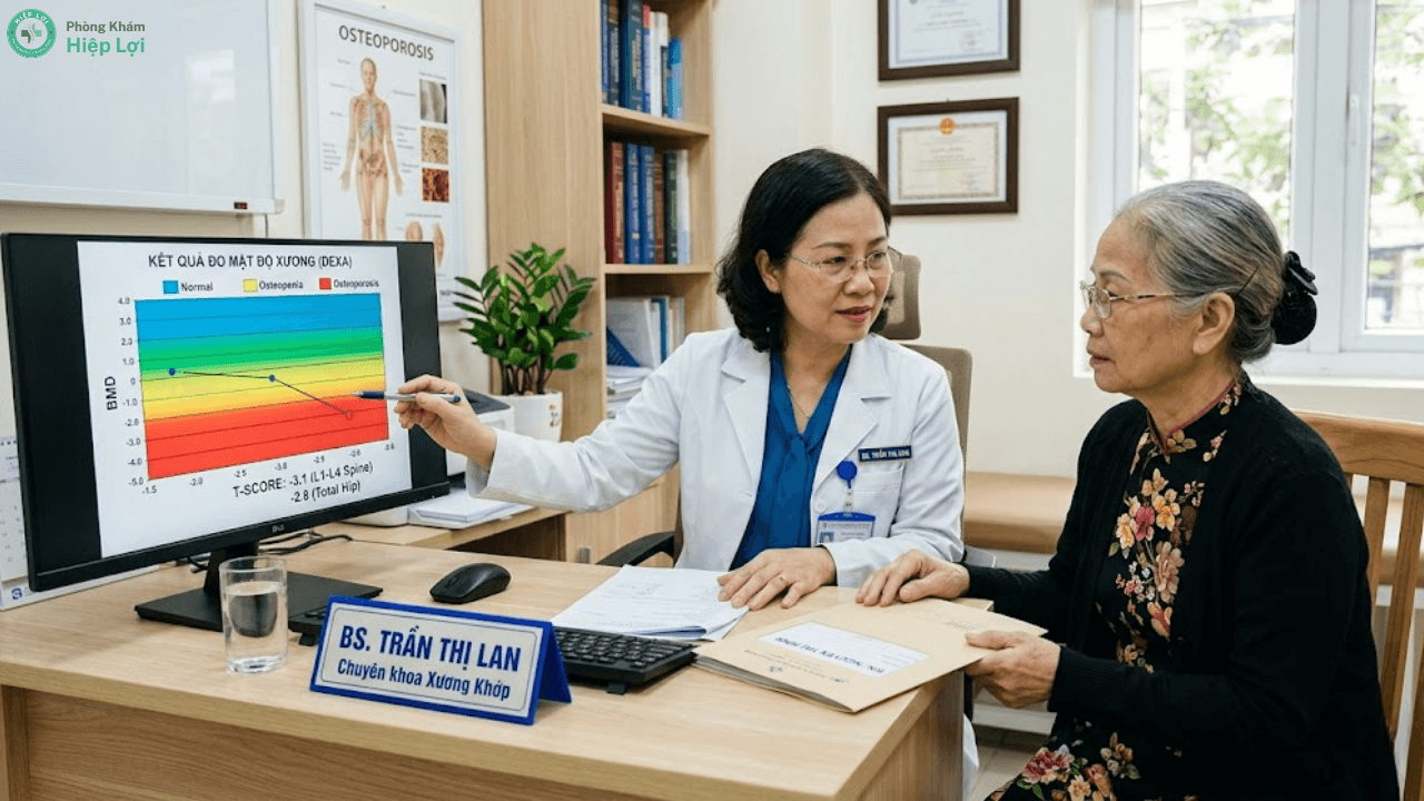 Thiếu Xương (Osteopenia) Là Gì? Điểm Khác Biệt So Với Loãng Xương - Phòng khám Hiệp Lợi