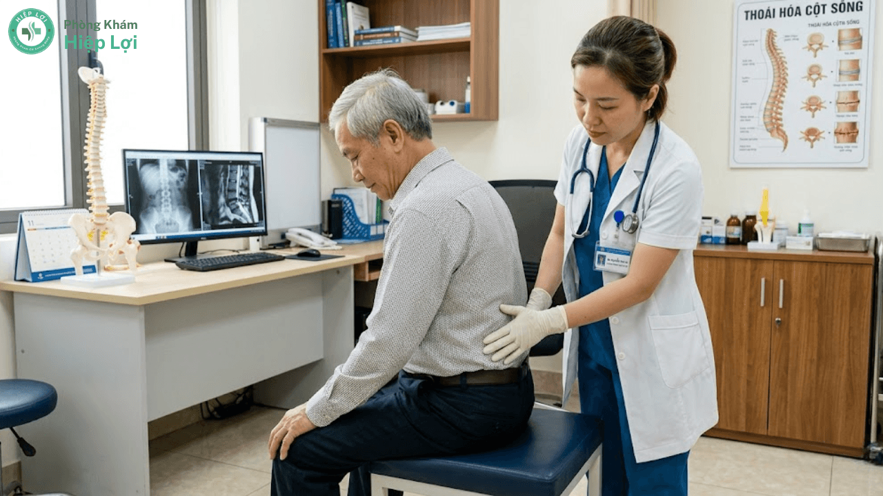 Vặn người xương sống kêu răng rắc có nguy hiểm không? - Phòng khám Hiệp Lợi