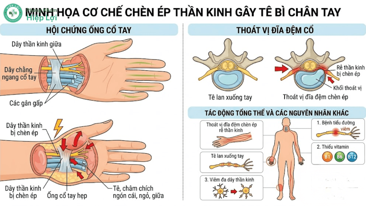 Tê Chân Tay Là Dấu Hiệu Bệnh Gì? Cách Nhận Biết