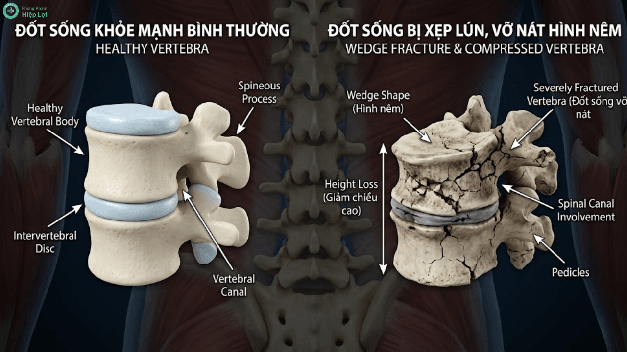 Vỡ Lún Cột Sống: Nguyên Nhân, Biến Chứng Và Cách Điều Trị