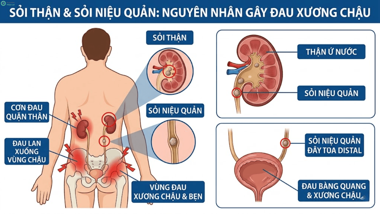 Đau Xương Chậu Bên Hông Là Bệnh Gì? Giải Mã Nguyên Nhân & Cách Điều Trị Hiệu Quả - Phòng khám Hiệp Lợi