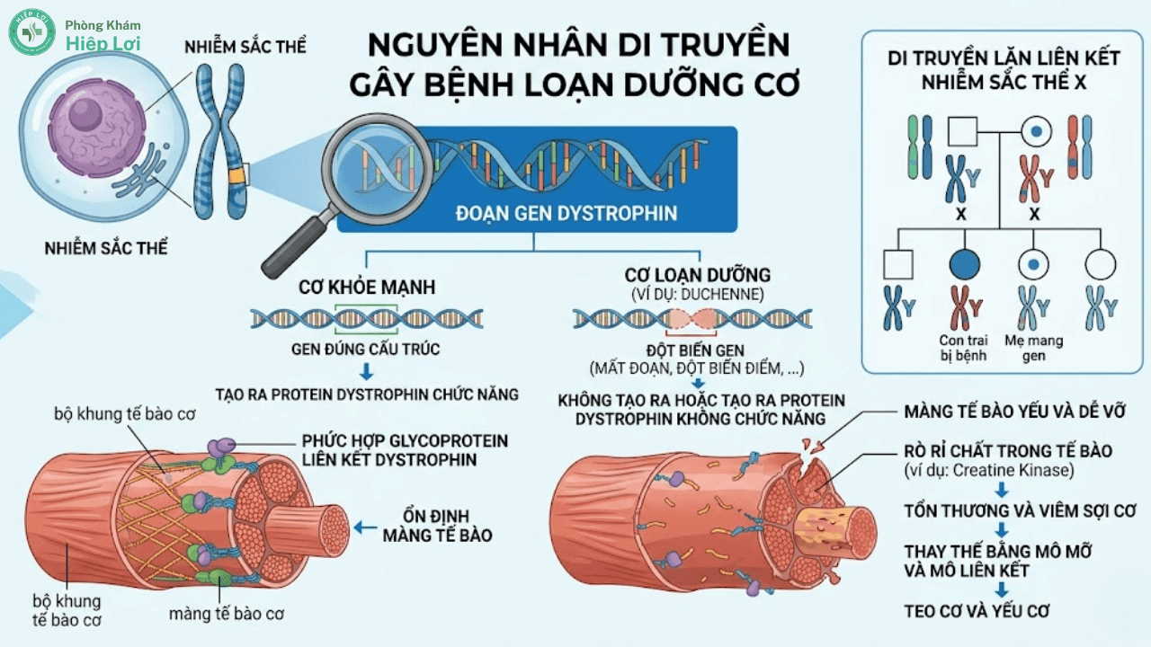 Bệnh Loạn Dưỡng Cơ: Tìm Hiểu Nguyên Nhân Và Phân Loại Chi Tiết Các Thể Bệnh - Phòng khám Hiệp Lợi