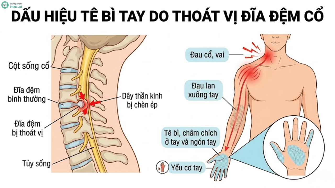 7 Điều Cần Biết Về Bệnh Thoát Vị Đĩa Đệm Cổ & Phác Đồ Trị Liệu - Phòng khám Hiệp Lợi