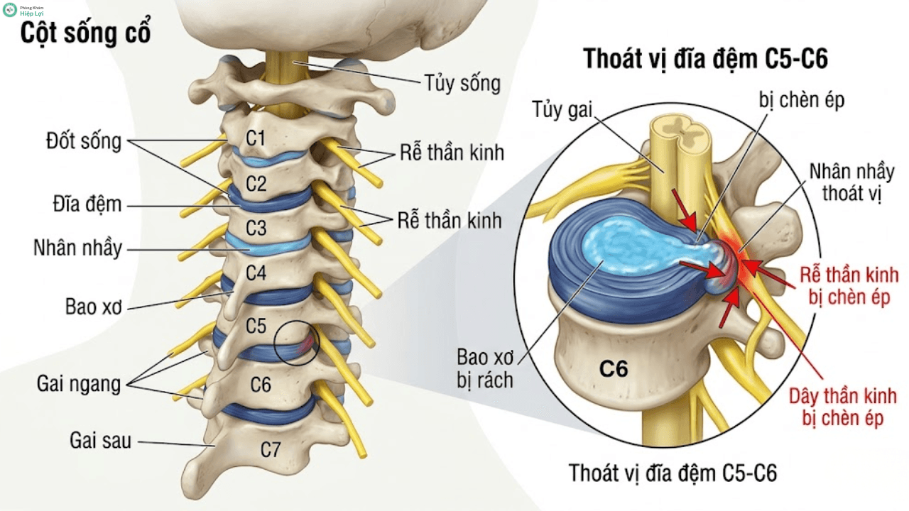 7 Điều Cần Biết Về Bệnh Thoát Vị Đĩa Đệm Cổ & Phác Đồ Trị Liệu