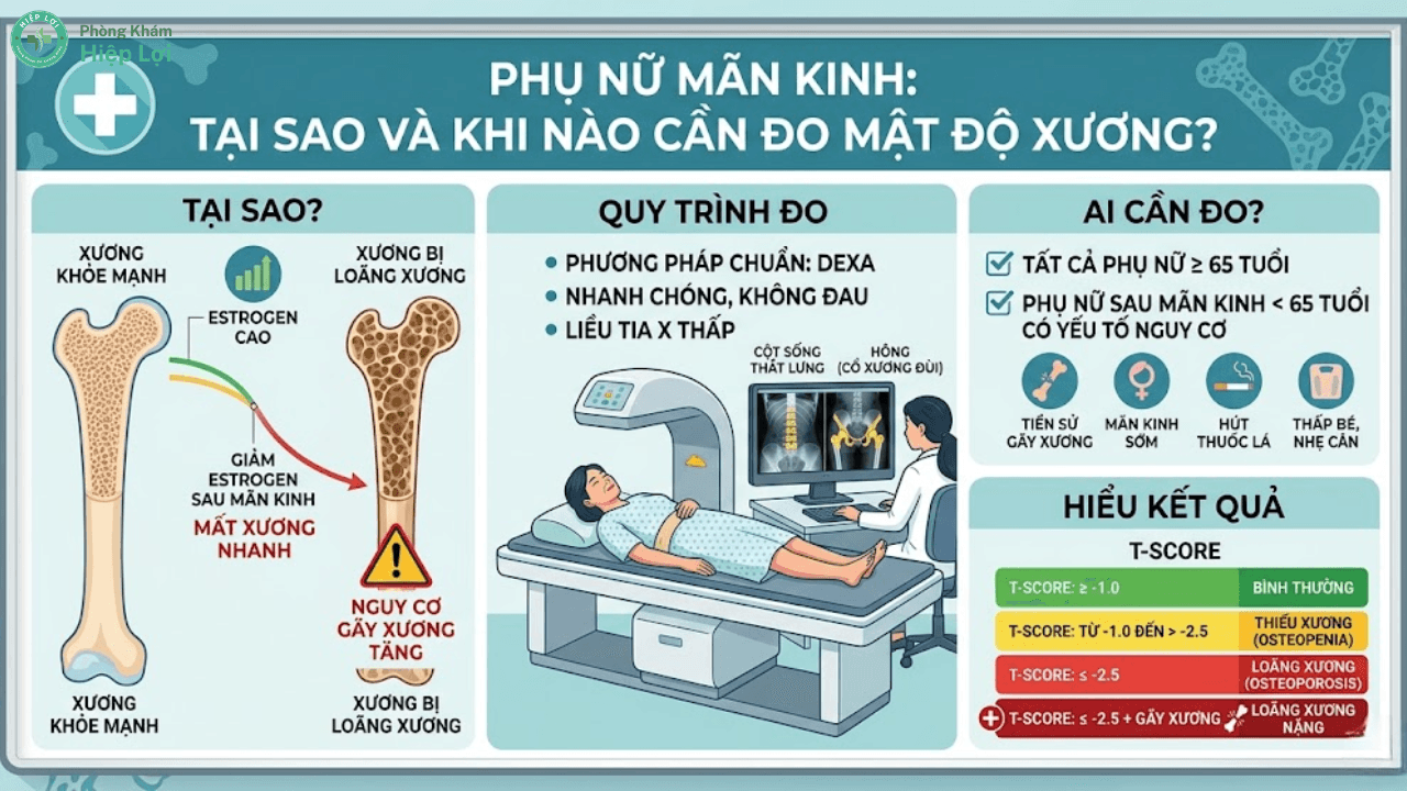 Ý Nghĩa Của Phương Pháp Đo Mật Độ Xương Và Quy Trình Thực Hiện Chi Tiết - Phòng khám Hiệp Lợi