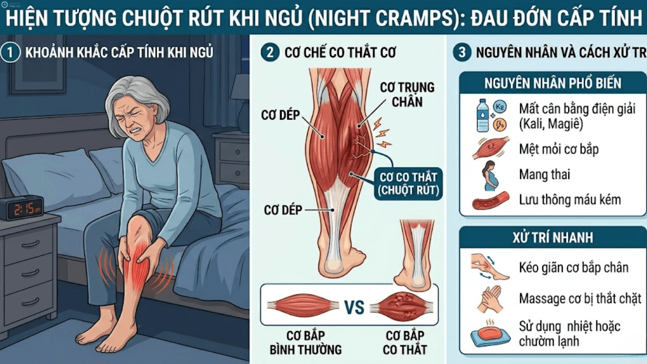 Giải Mã Tình Trạng Chuột Rút Khi Ngủ: Đối Tượng, Nguyên Nhân Và Cách Khắc Phục