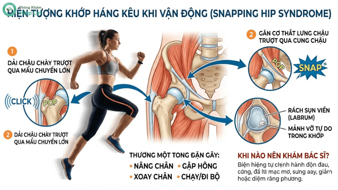 Khớp Háng Kêu Có Nguy Hiểm Không? Cảnh Báo Bệnh Lý Và Cách Điều Trị