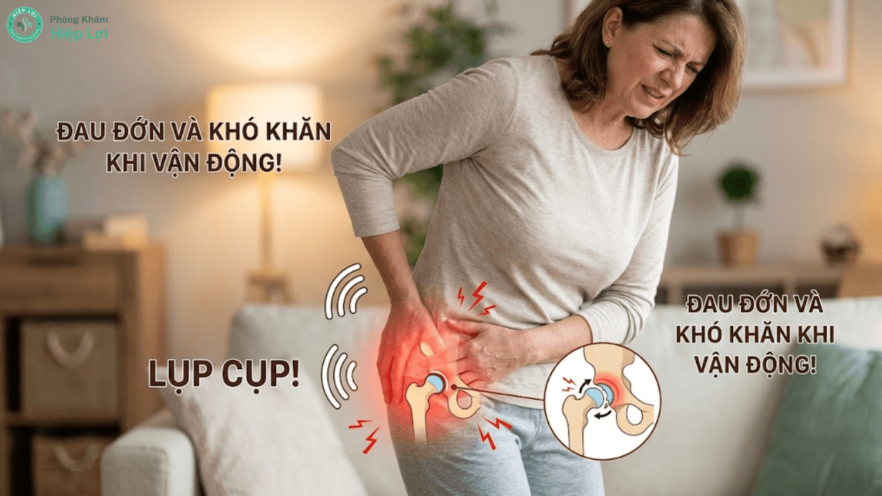 Khớp Háng Kêu Có Nguy Hiểm Không? Cảnh Báo Bệnh Lý Và Cách Điều Trị - Phòng khám Hiệp Lợi